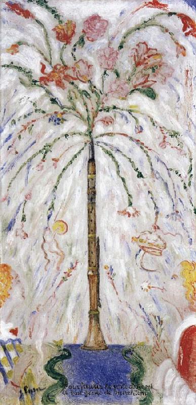 James Ensor The flowering Clarinet France oil painting art
